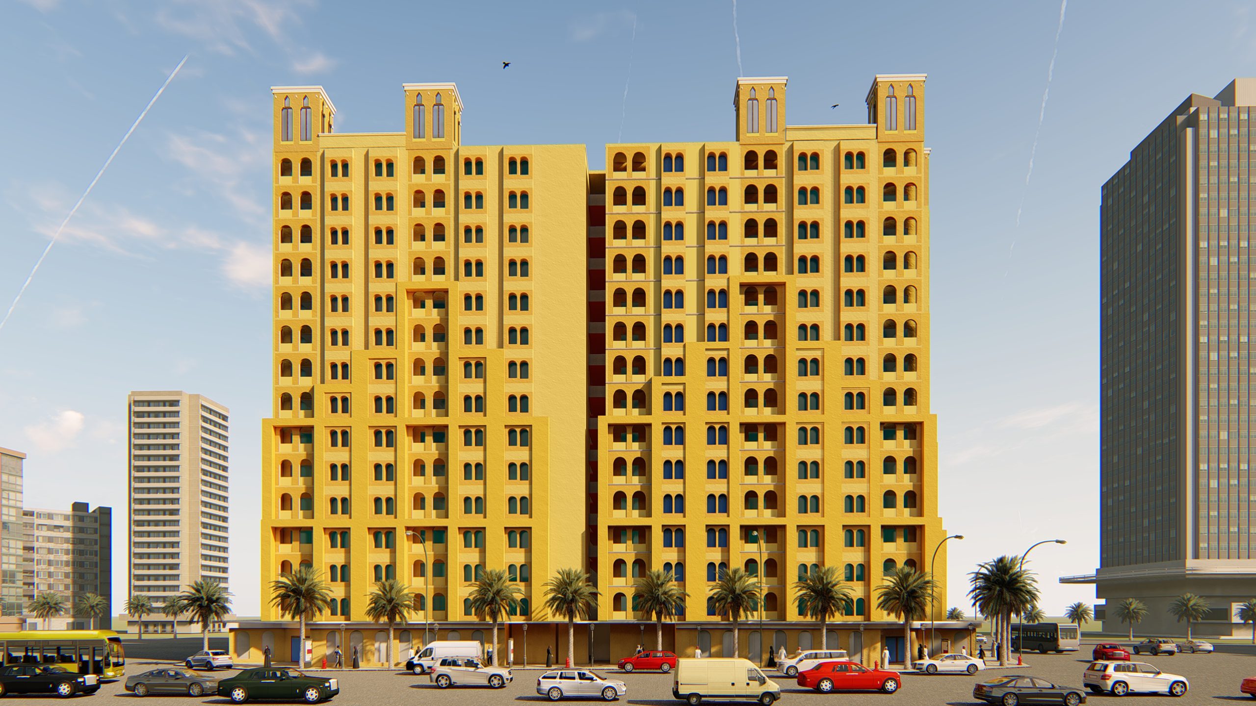 Aljadaf tower view